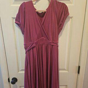 Torrid Fuchsia Short Sleeve Dress